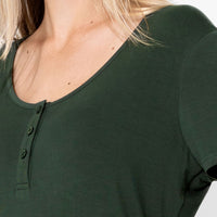 Pine Green Bamboo Women's Nightgown
