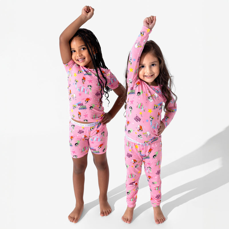 Powerpuff Girls Saving Bedtime Bamboo Kids Pajamas