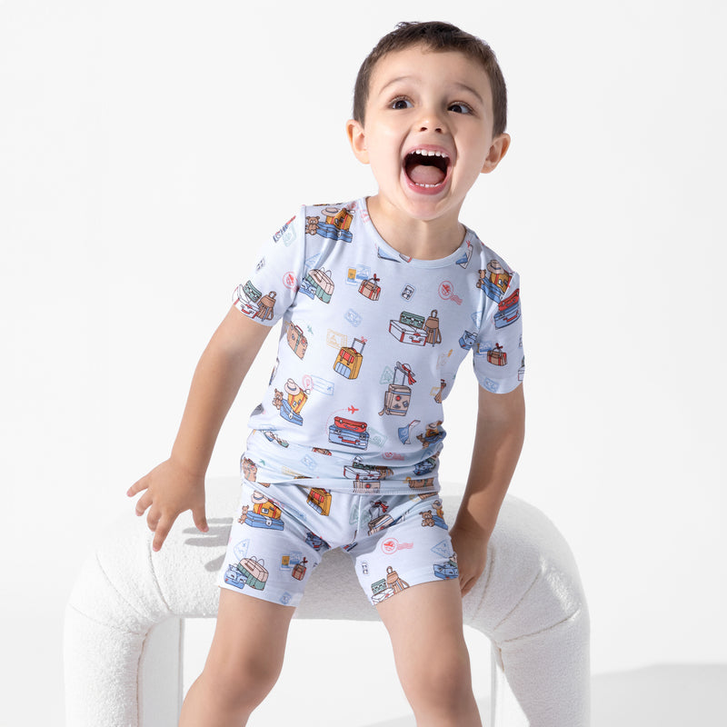 Staycation Bamboo Kids Pajama Short Sets Bundle