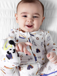 Boxing Bamboo Convertible Footie