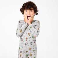 Little Monsters Bamboo Kids Pajamas