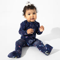 Fireworks Bamboo Convertible Footie