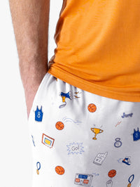 All Star Basketball Bamboo Men's Pajama Set