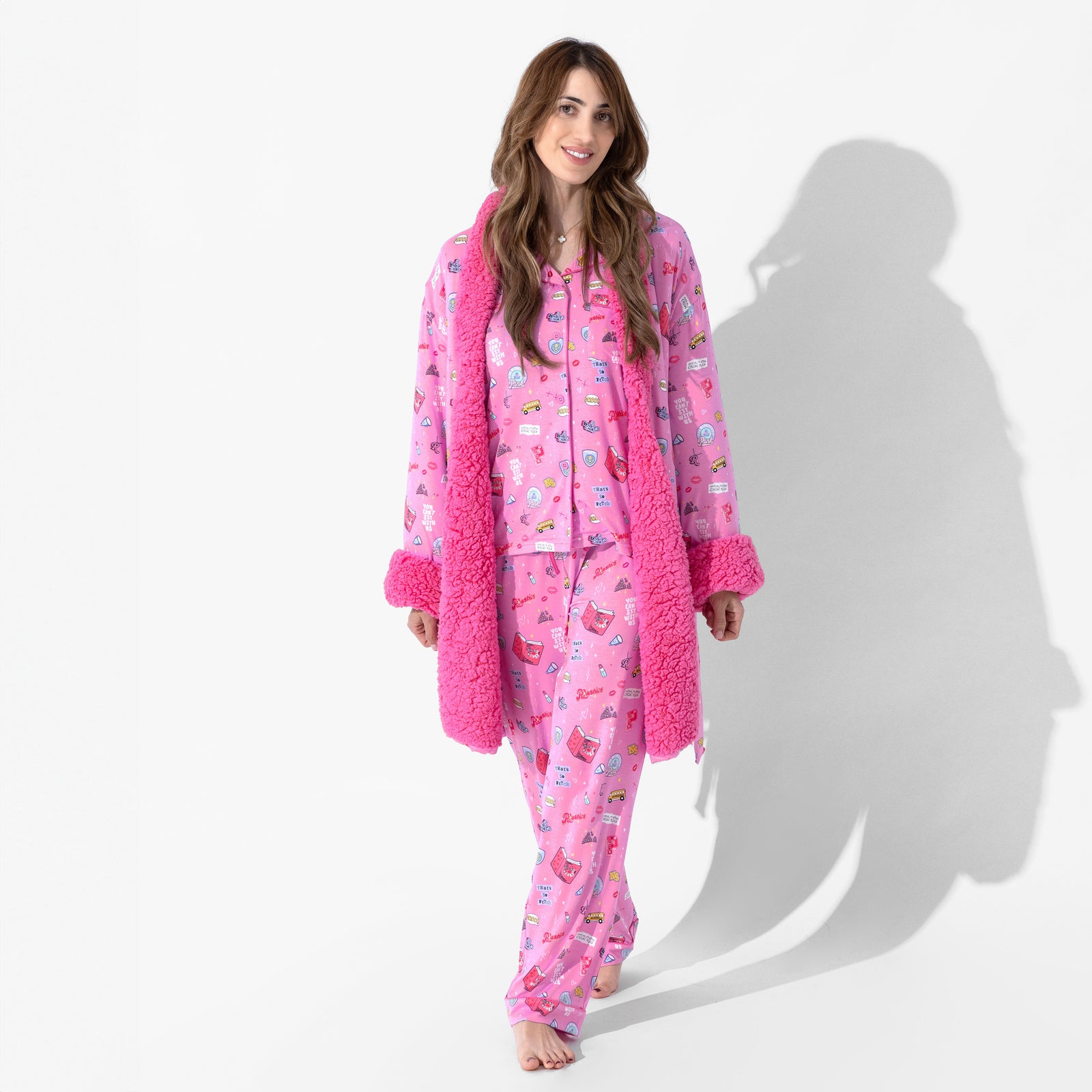 Mean Girls: So Fetch Bamboo Adults Sherpa Bathrobe