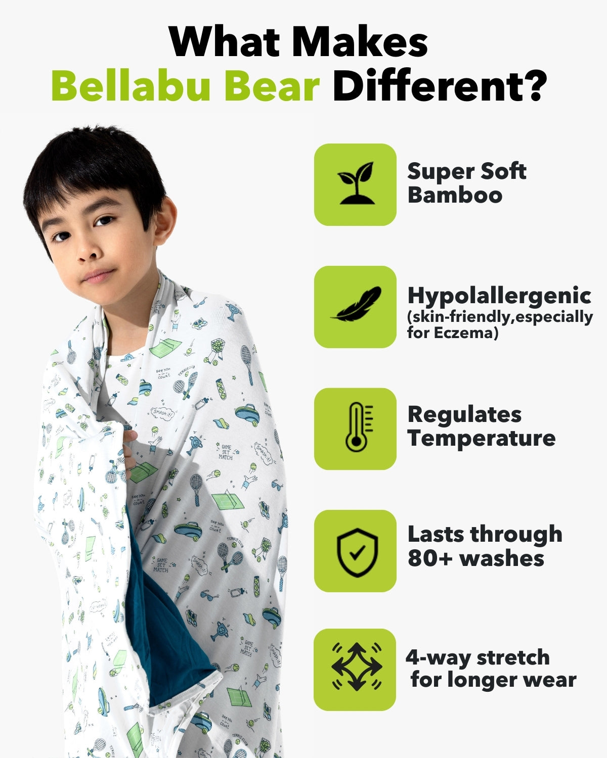 Tennis Bamboo Blanket