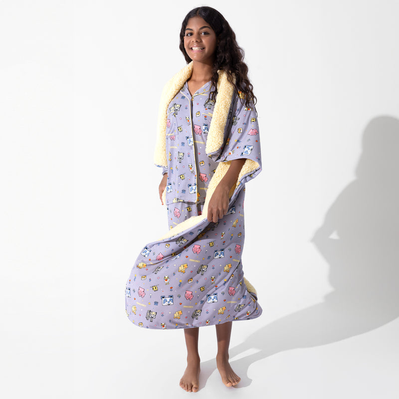 Minecraft: Pixel Pals Bamboo Women's Pajama Short Set