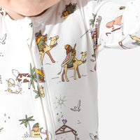 Holy Night Bamboo Convertible Footie