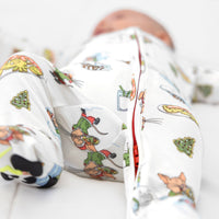 If You Give A Mouse A Cookie Christmas Bamboo Convertible Footie