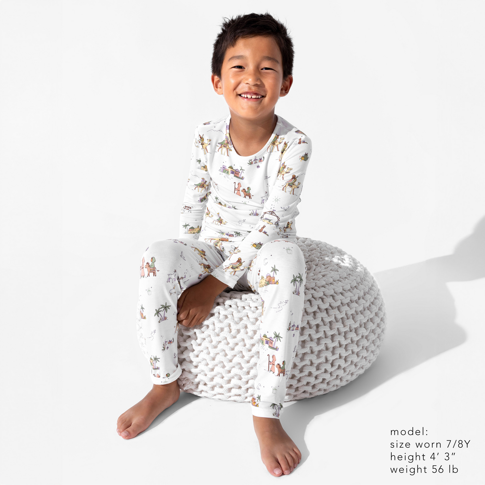 Holy Night Bamboo Kids Pajamas