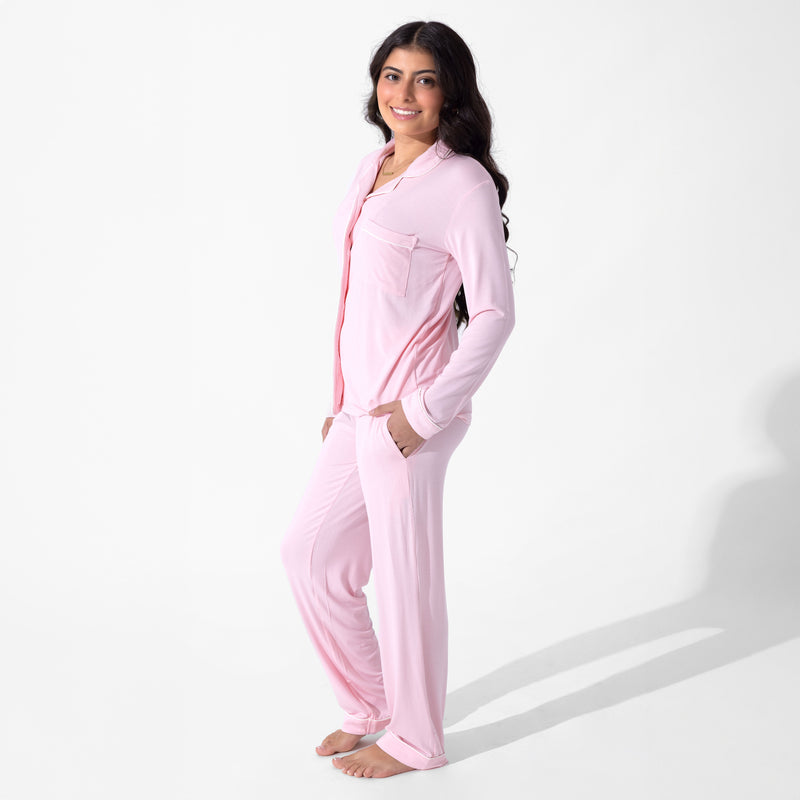 Blush Pink Bamboo Women's Pajama Set