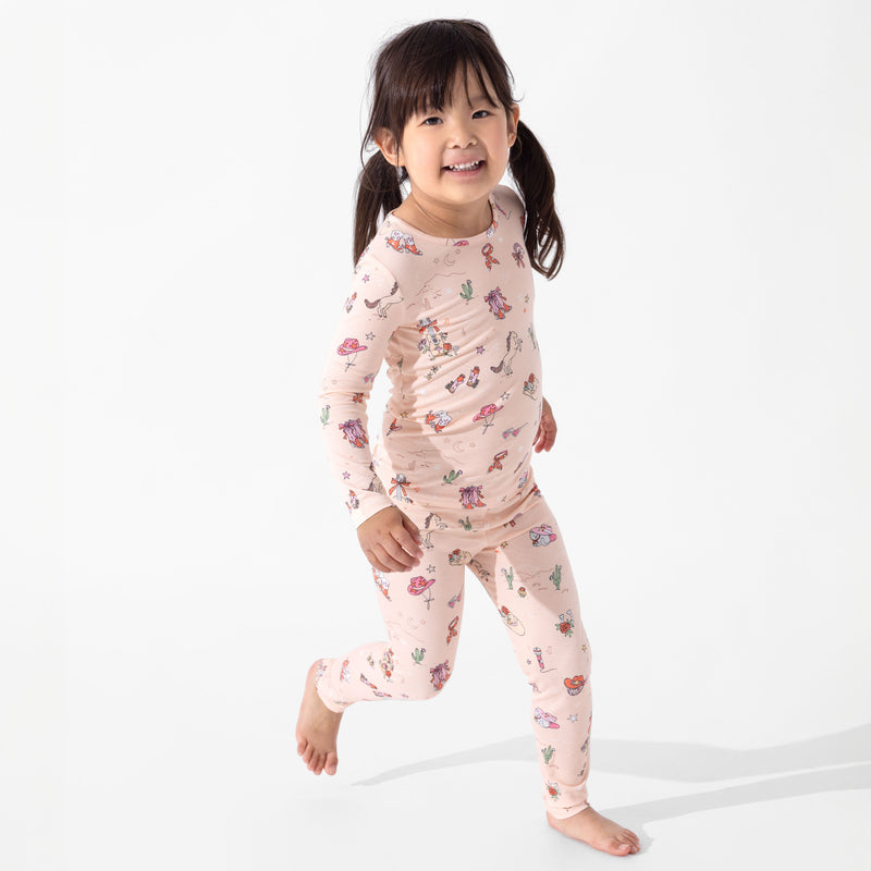 Cowgirl Bamboo Kids Pajamas