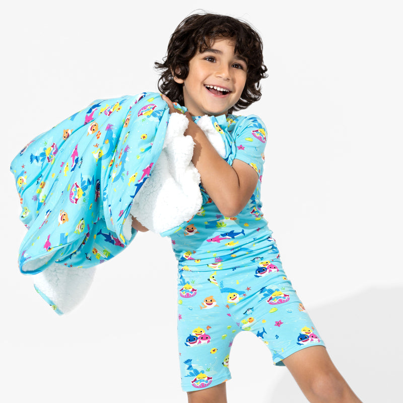 Baby Shark Bamboo Kids Pajama Short Set