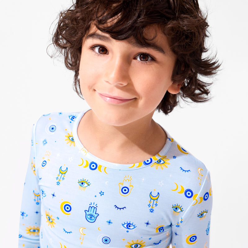 The Eye Blue Bamboo Kids Pajamas