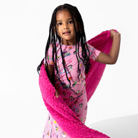 Powerpuff Girls Saving Bedtime Bamboo Sherpa Blanket