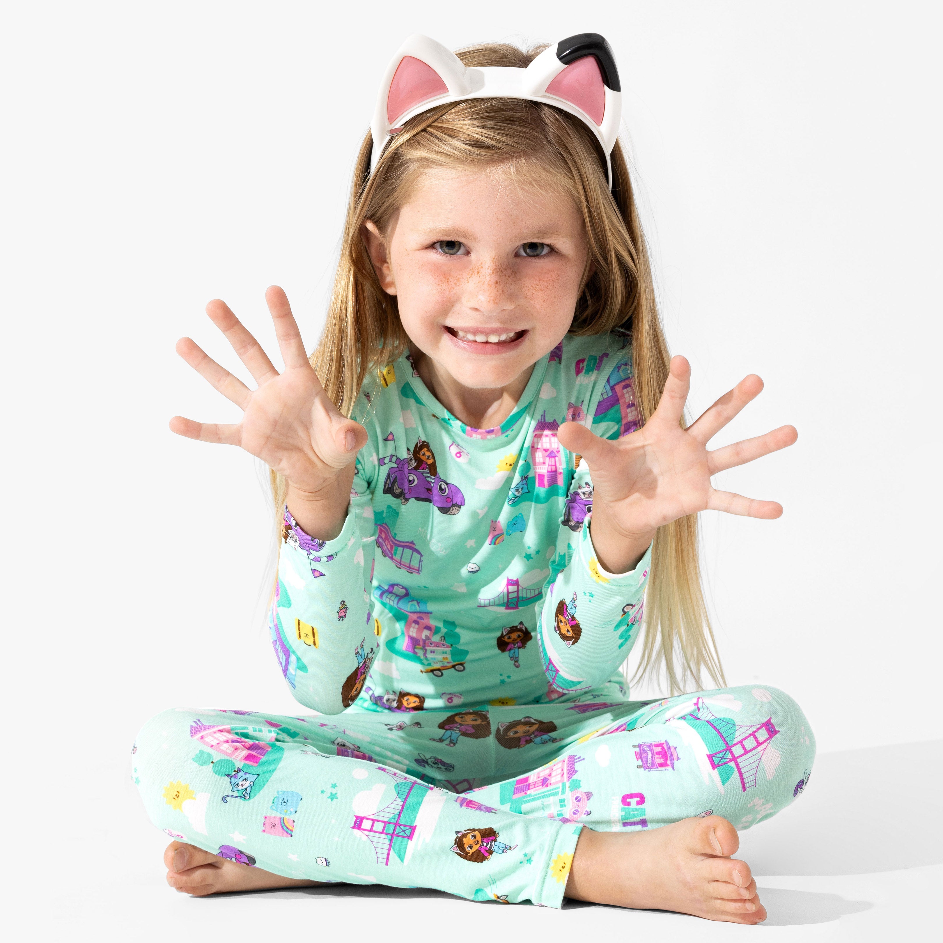 Gabby's Dollhouse: Cat Francisco Bamboo Kids Pajamas – Cozy & Cute