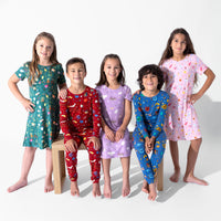 Happee Birthdae Harry Bamboo Girls' Short Sleeve Dress