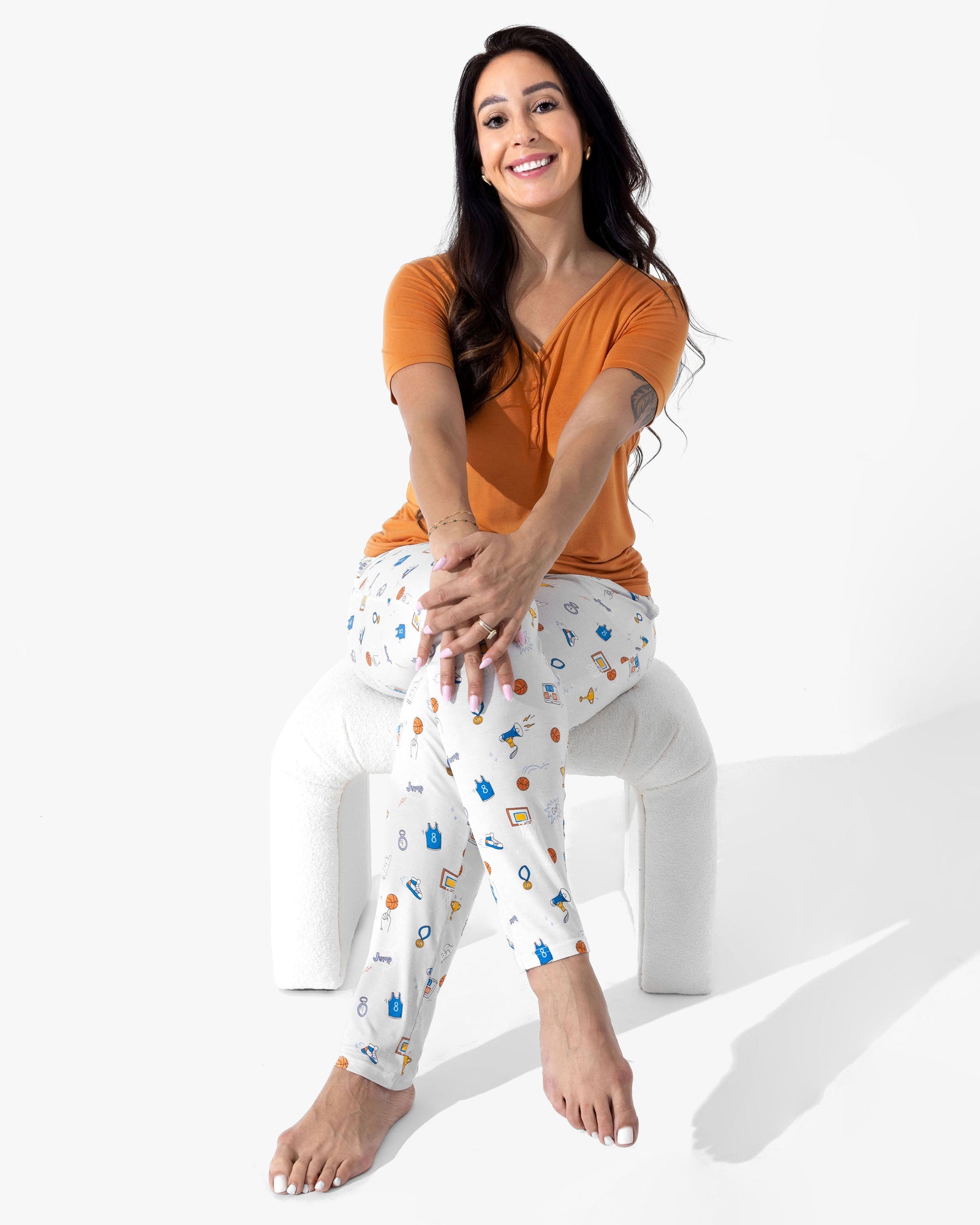 All Star Basketball Bamboo Women's Pajama Set