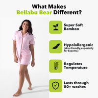 Blush Pink Bamboo Women's Pajama Short Set