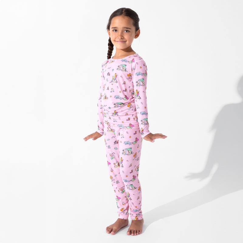Mermaid Lagoon Bamboo Kids Pajamas