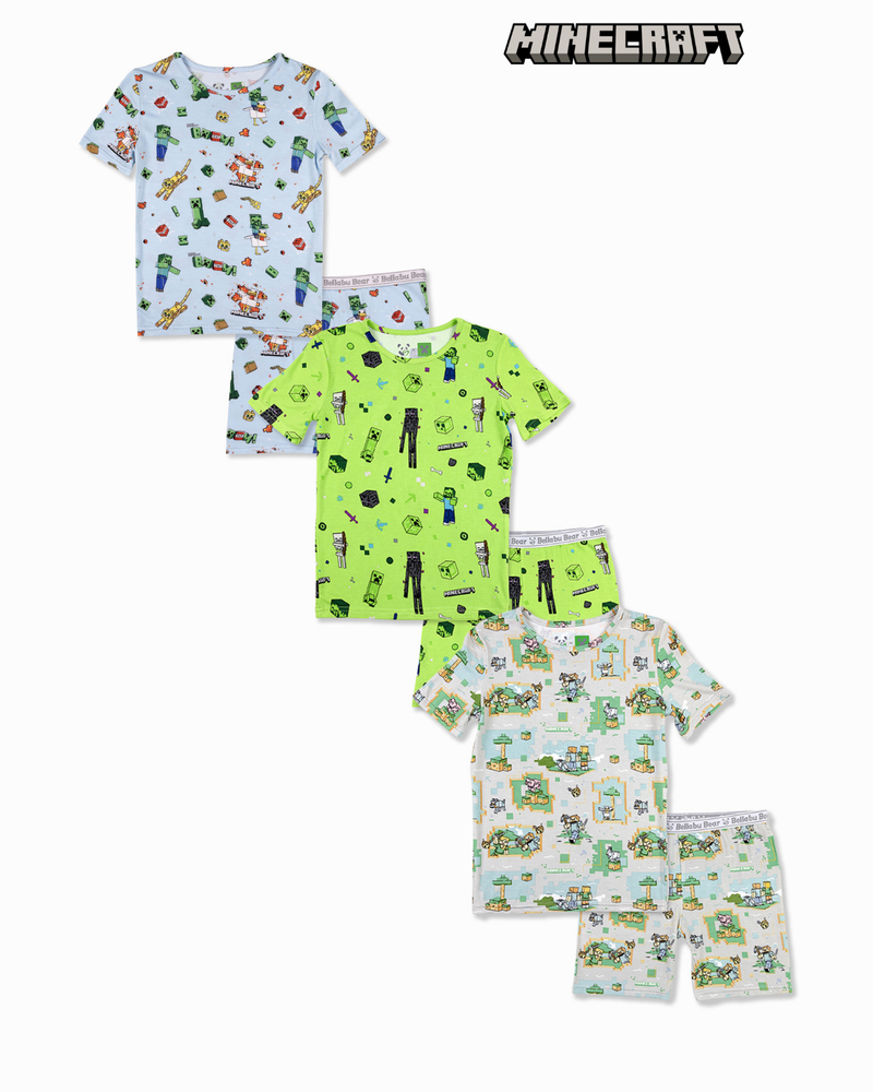 Minecraft Boy Bundle - Kids Bamboo Short Set