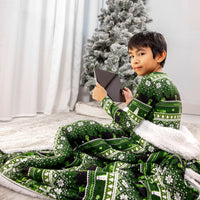 Minecraft Creeper Holiday Bamboo Kids Pajamas