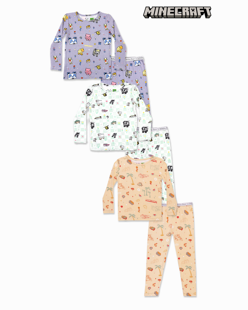Minecraft Girl Bundle - Bamboo Kids Pajamas