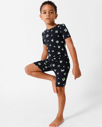 Minecraft: Creeper Halloween Bamboo Kids Pajama Short Set