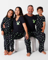 Minecraft: Creeper Halloween Bamboo Men's Pajama Set