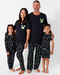 Minecraft: Creeper Halloween Bamboo Men's Pajama Set