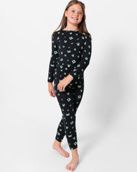 Minecraft: Creeper Halloween Bamboo Kids Pajamas