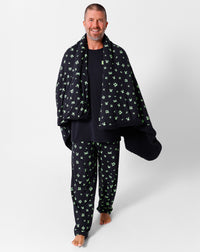 Minecraft: Creeper Halloween Bamboo Sherpa Blanket