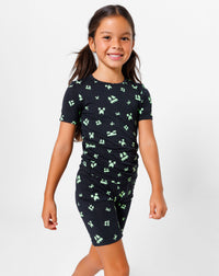 Minecraft: Creeper Halloween Bamboo Kids Pajama Short Set