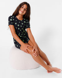 Minecraft: Creeper Halloween Bamboo Kids Pajama Short Set