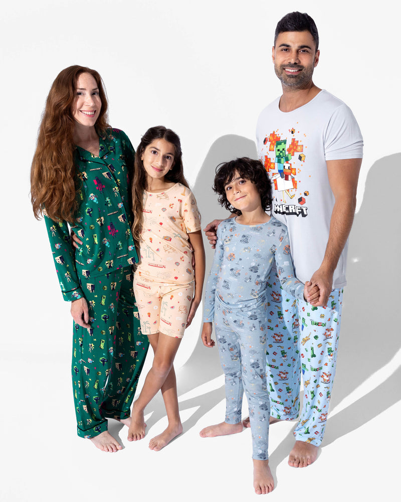 Minecraft: Summer Vibes Kids Pajama Short Set