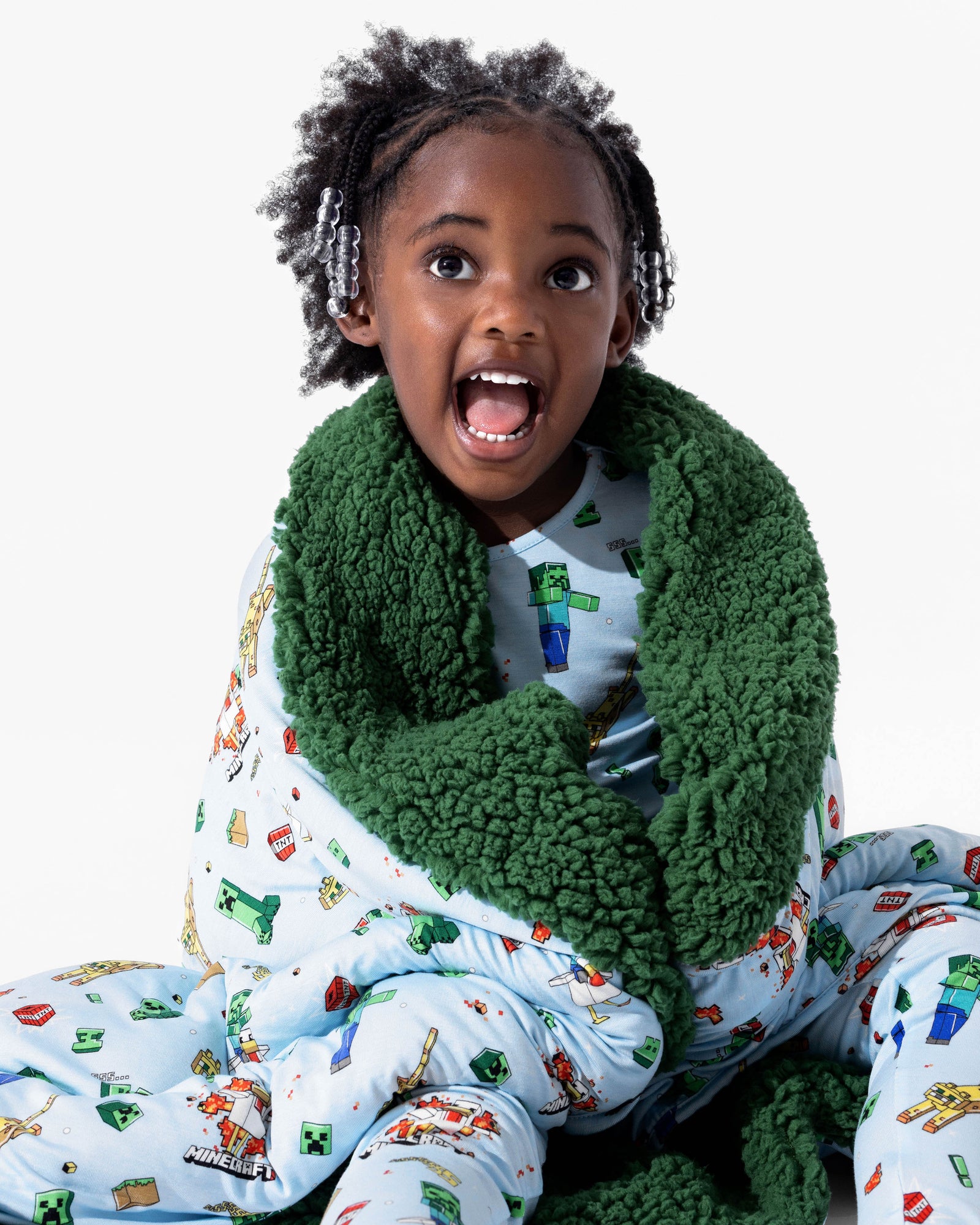 Minecraft: Chicken Jockey Bamboo Sherpa Blanket