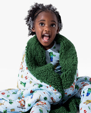 Minecraft: Chicken Jockey Bamboo Sherpa Blanket