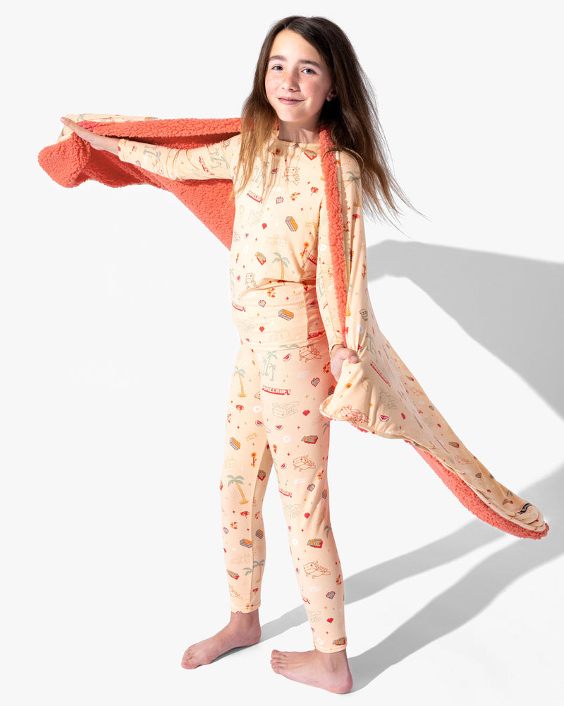 Minecraft: Summer Vibes Bamboo Kids Pajamas