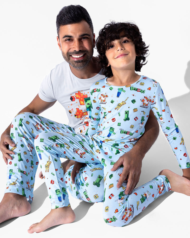 Minecraft: Chicken Jockey Bamboo Kids Pajamas