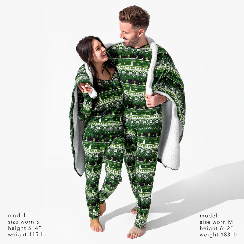 Minecraft: Creeper Holiday Bamboo Women's Pajama Set