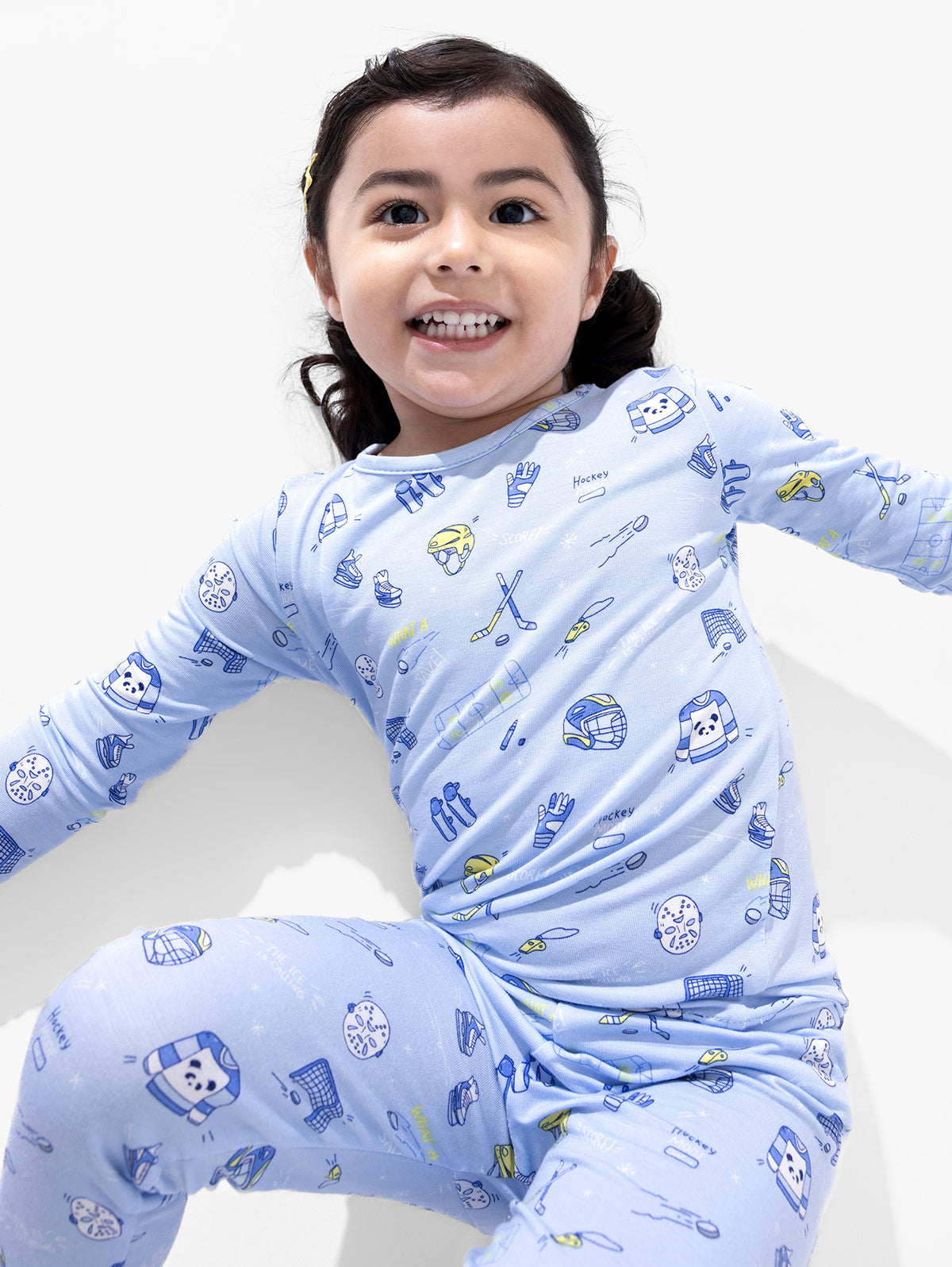 Hockey Bamboo Kids Pajamas | Soft & Cozy Kids Sleepwear - Bellabu Bear