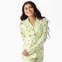 Capybara Boba Bamboo Women's Pajama Set