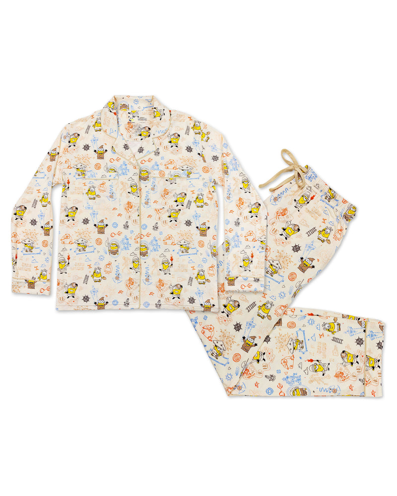 Minions: Sketch Through Time Bamboo Men's Pajama Set