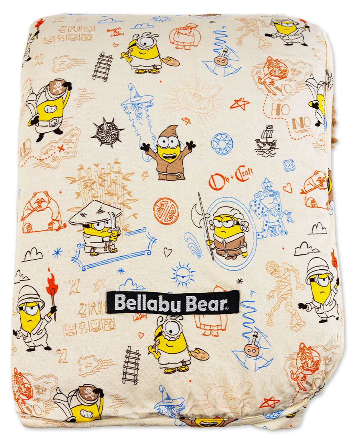 Minions: Sketch Through Time Bamboo Sherpa Blanket