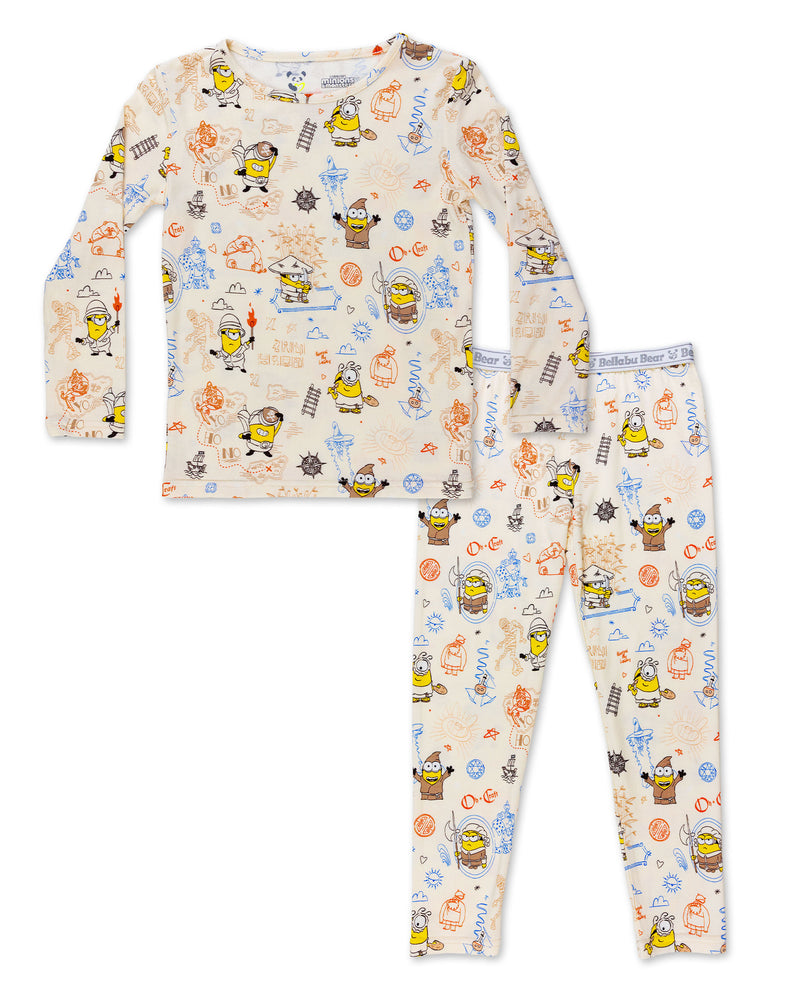 Minions: Sketch Through Time Bamboo Kids Pajamas