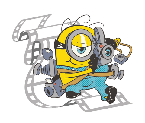 Official Minions camera character artwork