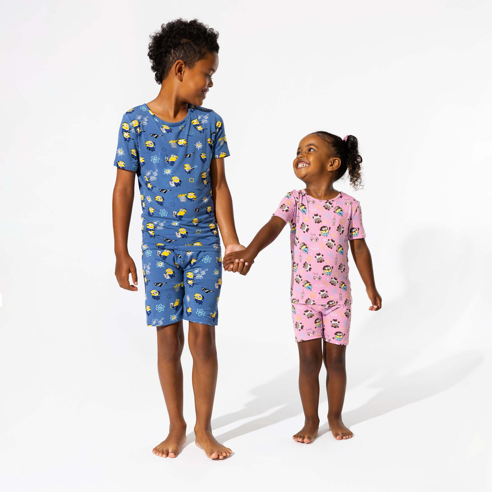 Despicable Me 4: Minions Anti-Villain League Bamboo Kids Pajama Short Set