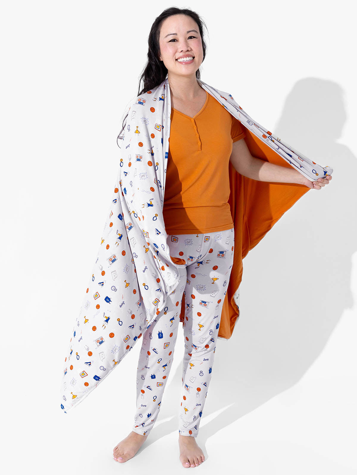 All Star Basketball Bamboo Women's Pajama Set