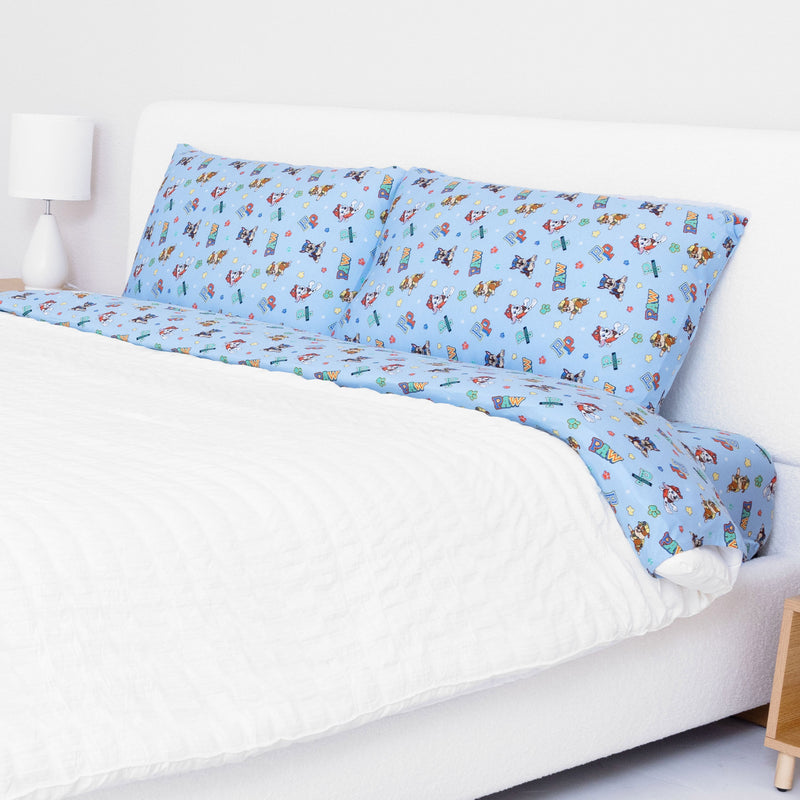 PAW Patrol: Varsity Blue Bamboo Sheet Set