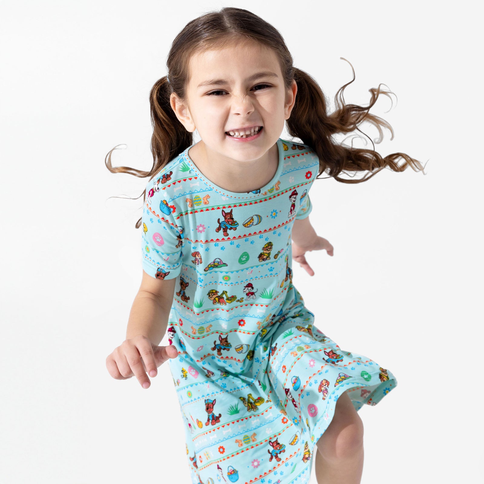 PAW Patrol: Easter Bamboo Girls' Short Sleeve Dress