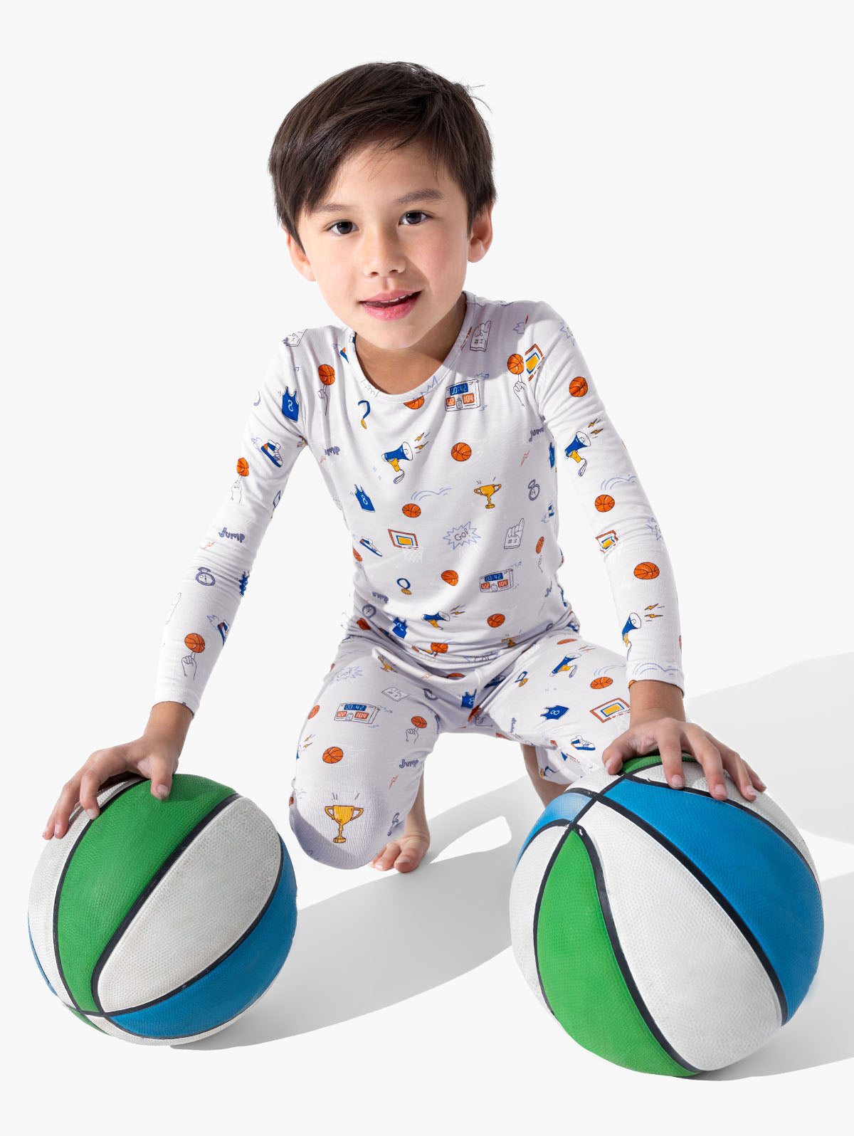 All Star Basketball Bamboo Kids Pajamas